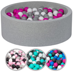 Bällebad Ballpool Kugelbad Bällchenbad Bällchenpool Kinder Pool mit 300 Bällen